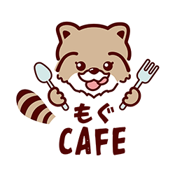 ひげぞ～のもぐもぐCAFEのロゴ